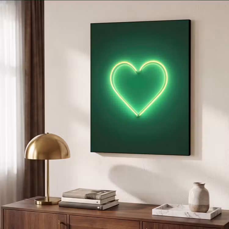 Art Frame - Neon - Groen - Licht — 9