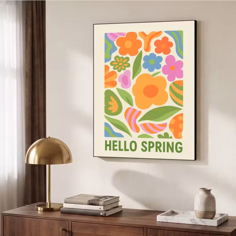 Art Frame - Illustratie - Bloemen - Quote - Kleurrijk — 9