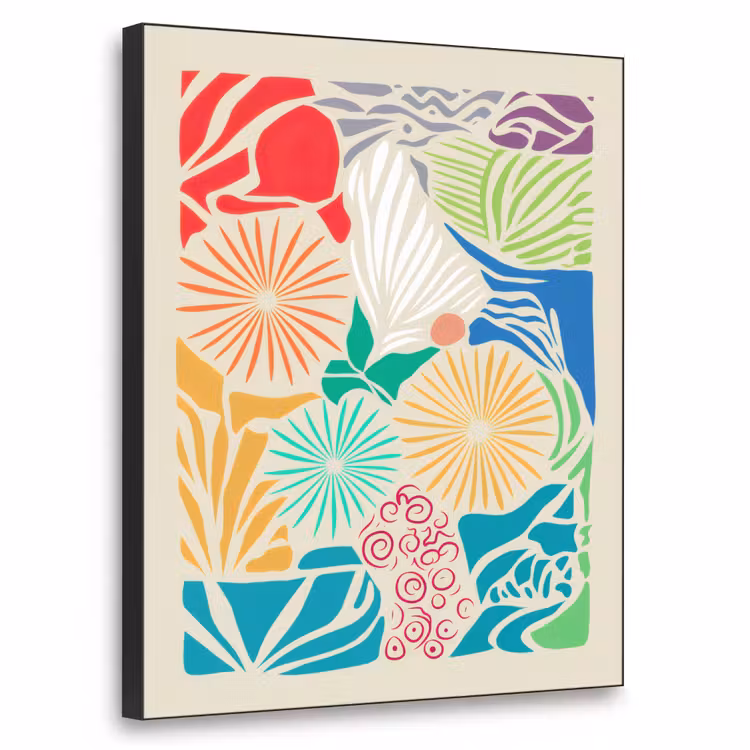Art Frame - Kleurrijk - Abstract - Bloemen - Patronen — 1