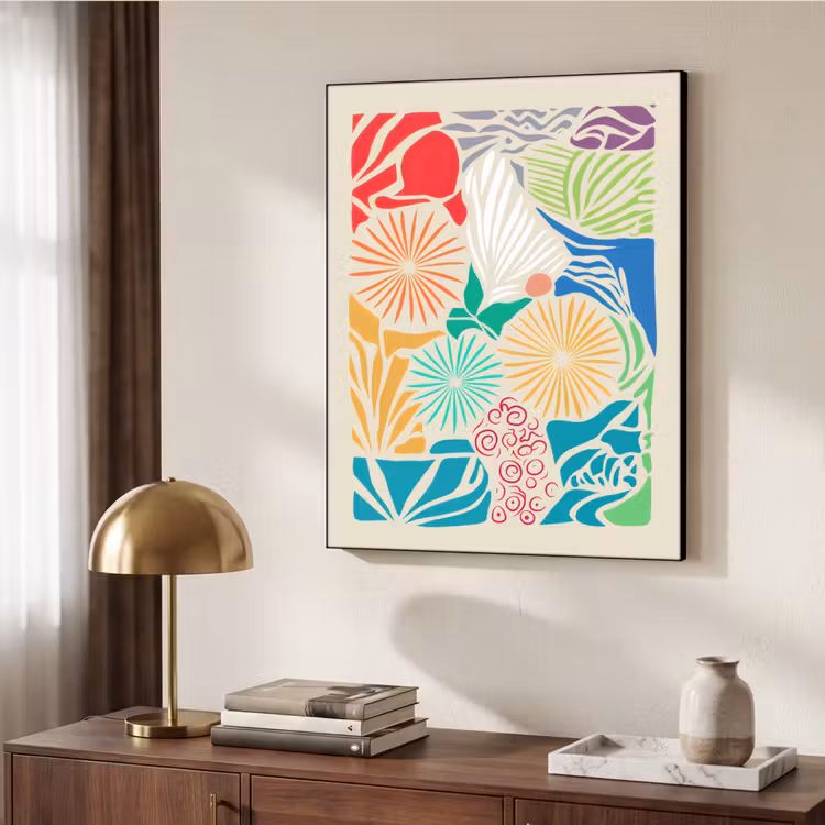 Art Frame - Kleurrijk - Abstract - Bloemen - Patronen — 10