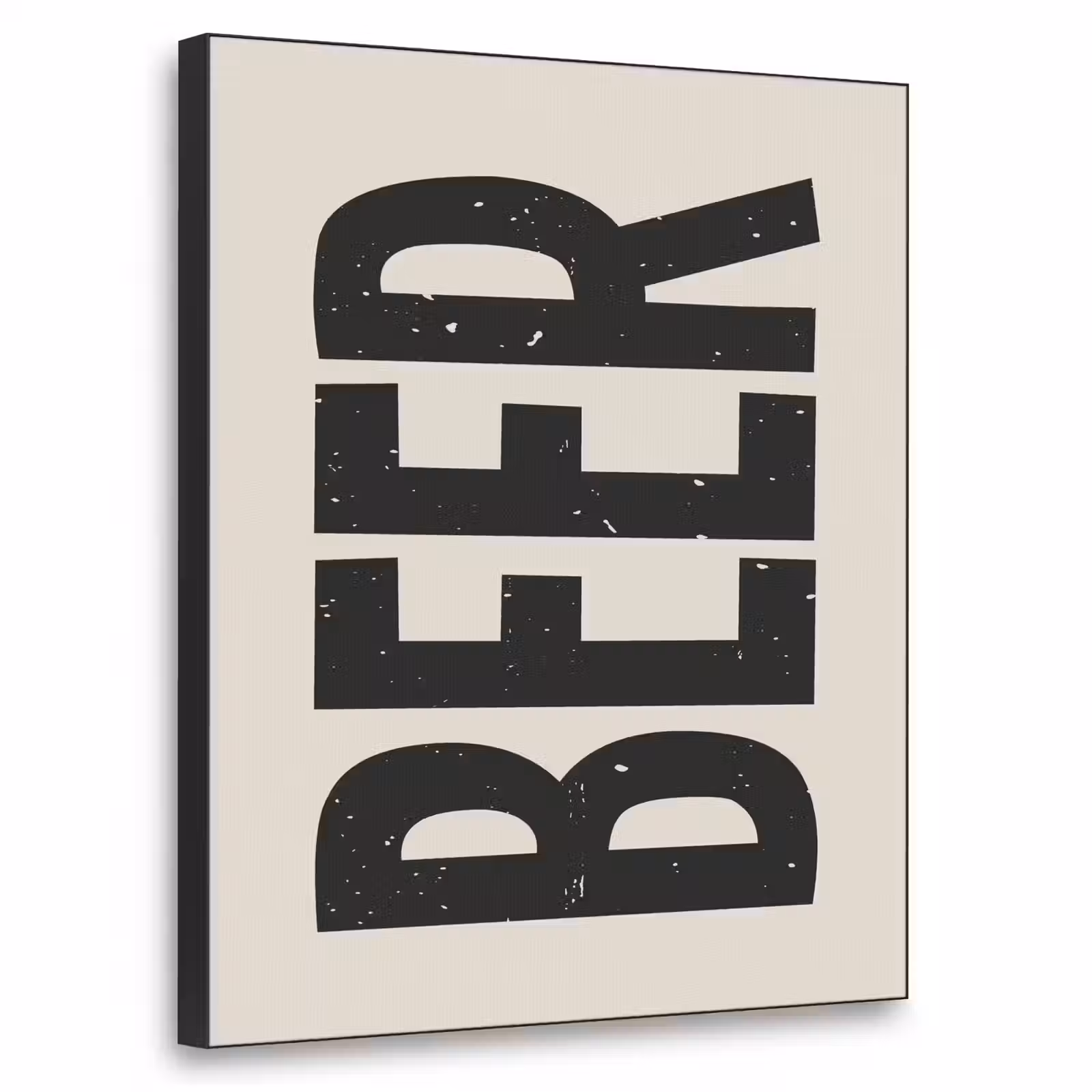 Art Frame - Beer - Vintage - Zwart - Beige — 1