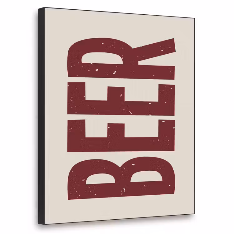 Art Frame - Japandi - Beer - Red - Retro — 1