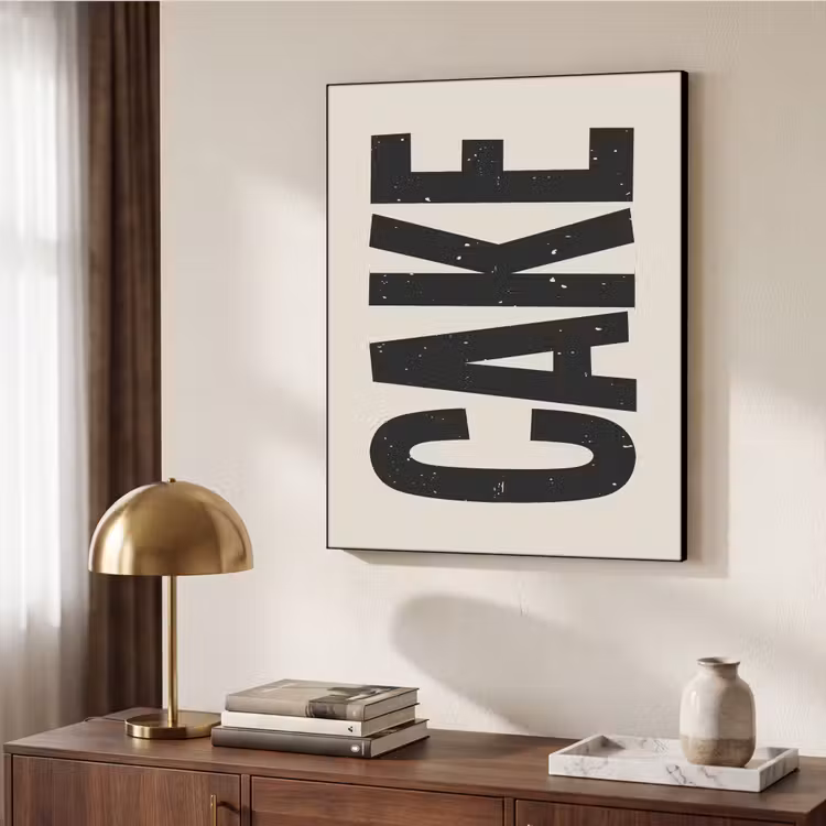 Art Frame - Beige - Japandi - Cake - Decoratie — 10
