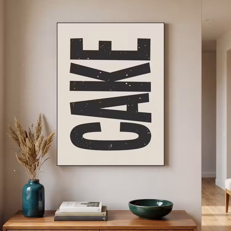 Art Frame - Beige - Japandi - Cake - Decoratie — 4