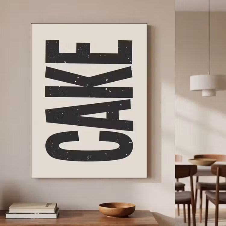 Art Frame - Beige - Japandi - Cake - Decoratie — 7