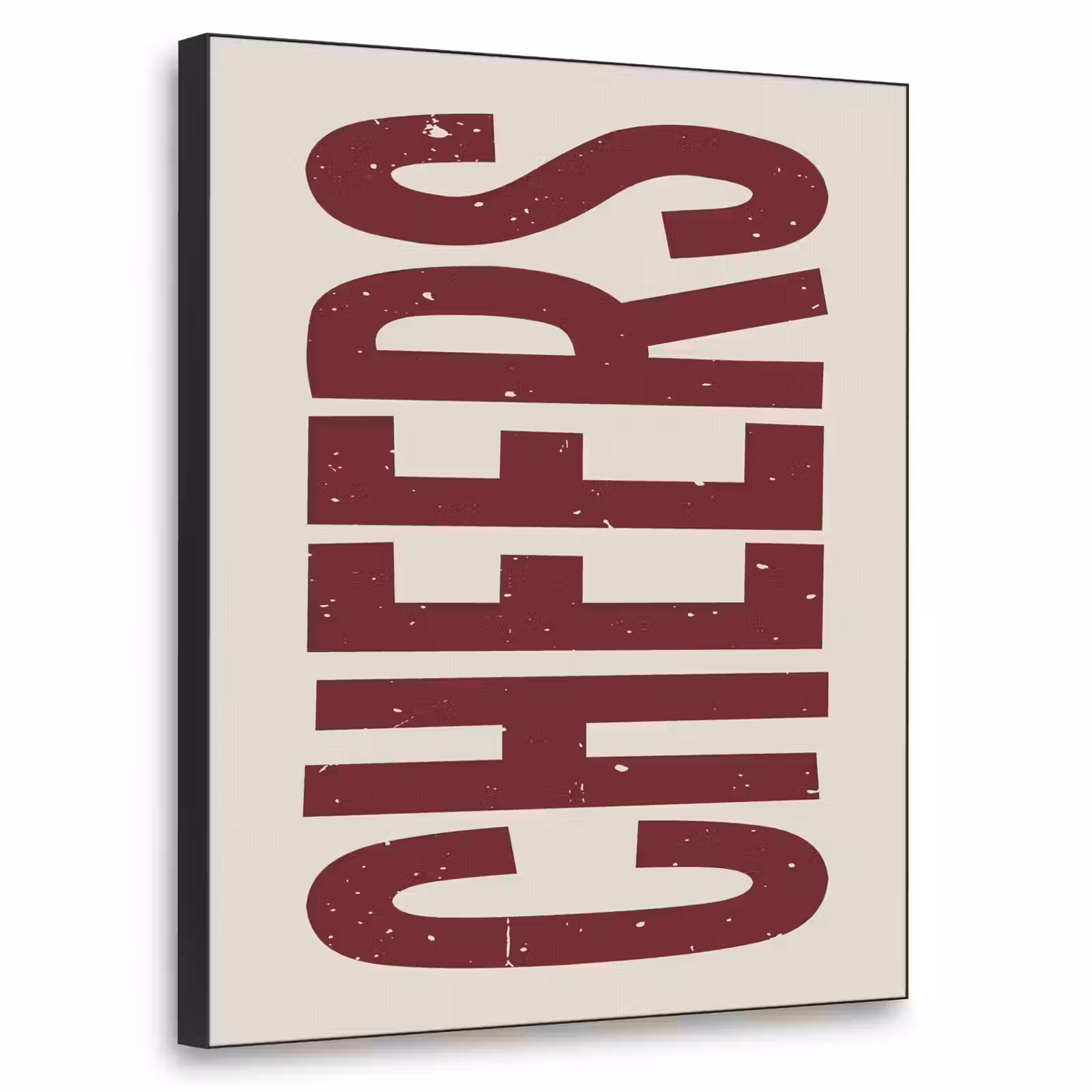 Art Frame - Red - Cheers - Decoratie - Beige — 1