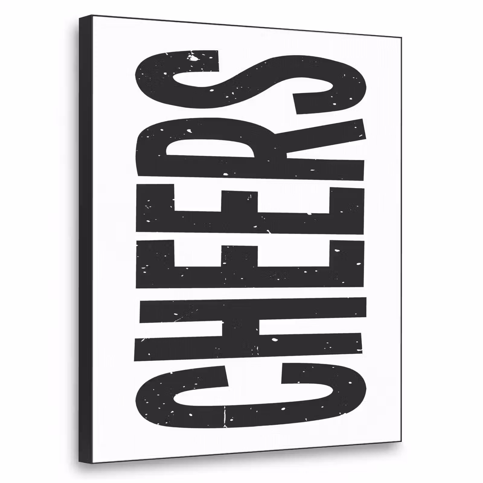 Art Frame - Retro - Cheers - Zwart - Decoratie — 1
