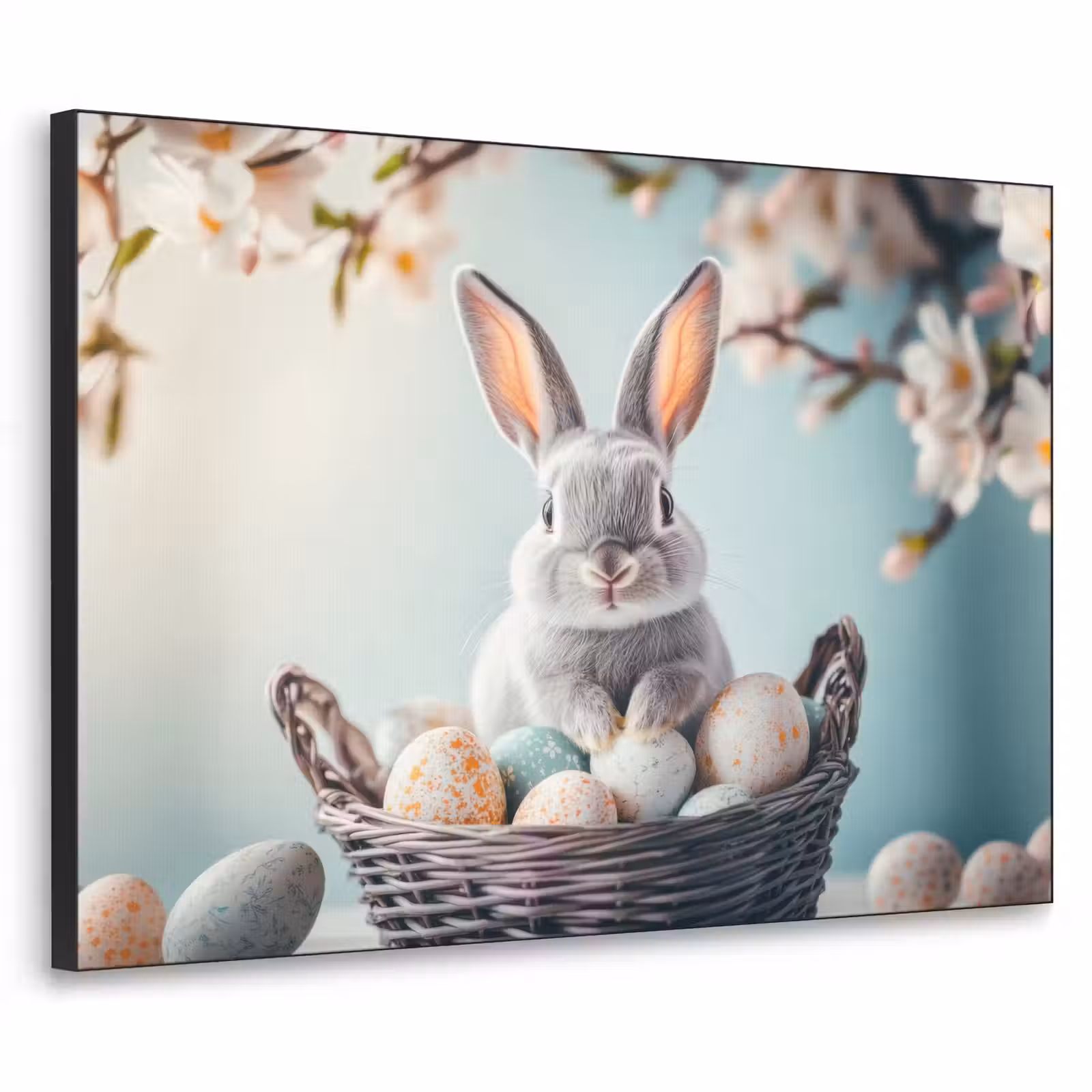 Art Frame - Konijn - Eieren - Mand — 1