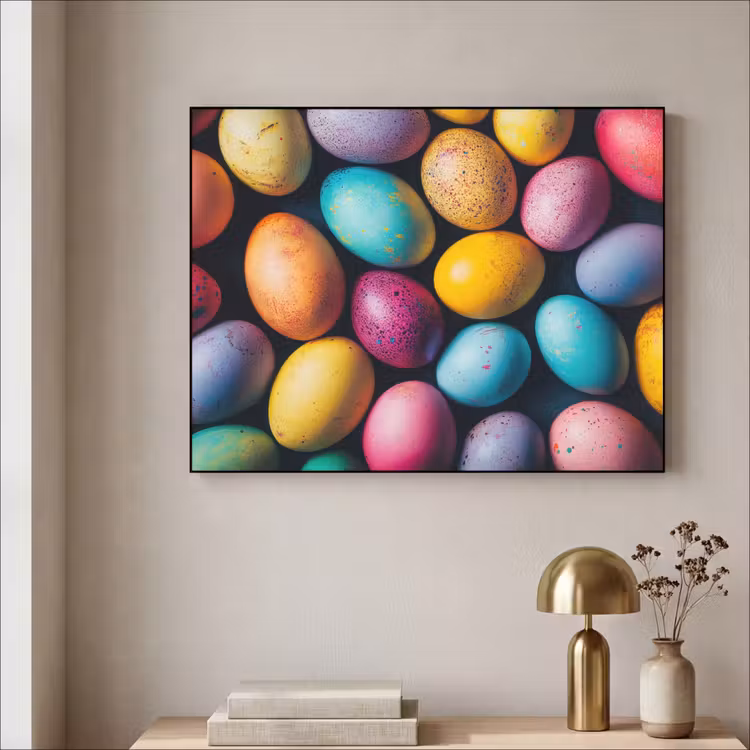 Art Frame - Kleurrijk - Paaseitjes - Spetters — 5