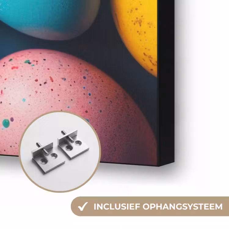 Art Frame - Kleurrijk - Paaseitjes - Spetters — 6