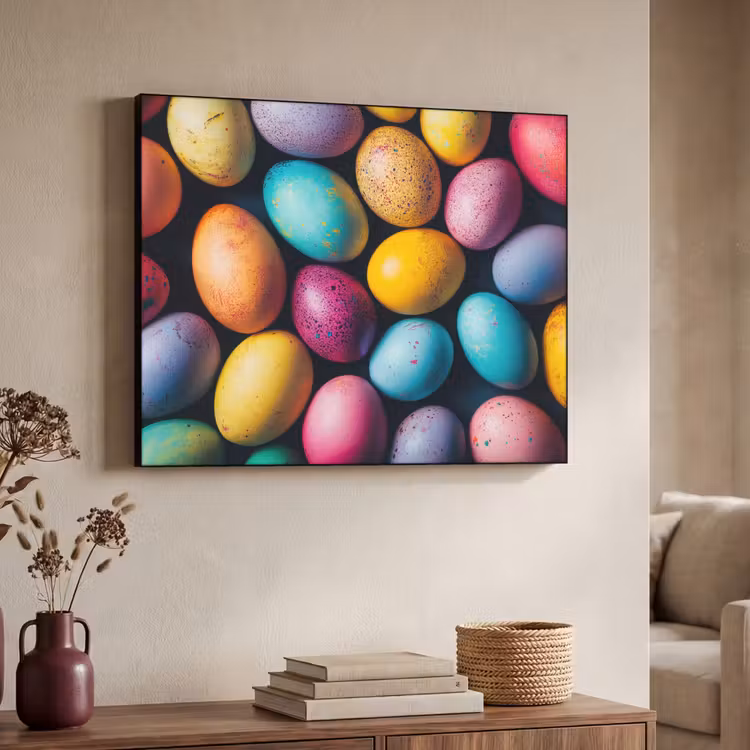 Art Frame - Kleurrijk - Paaseitjes - Spetters — 7