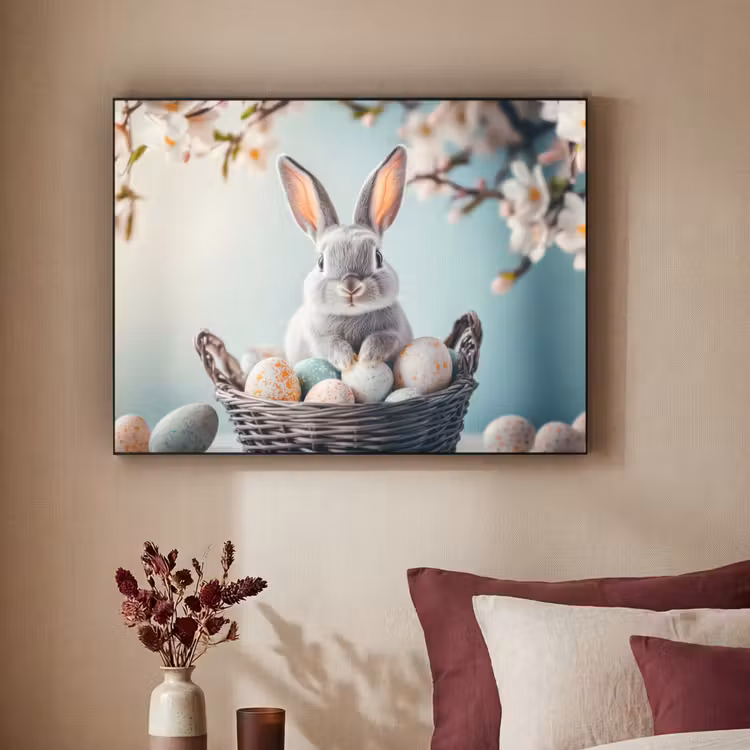 Art Frame - Konijn - Eieren - Mand — 3