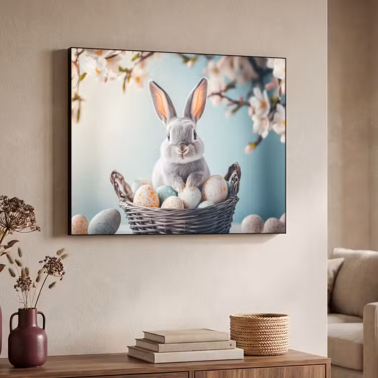 Art Frame - Konijn - Eieren - Mand — 7