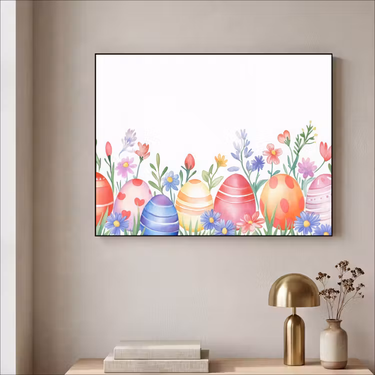 Art Frame - Bloementuin - Kleurrijk - Eieren — 5