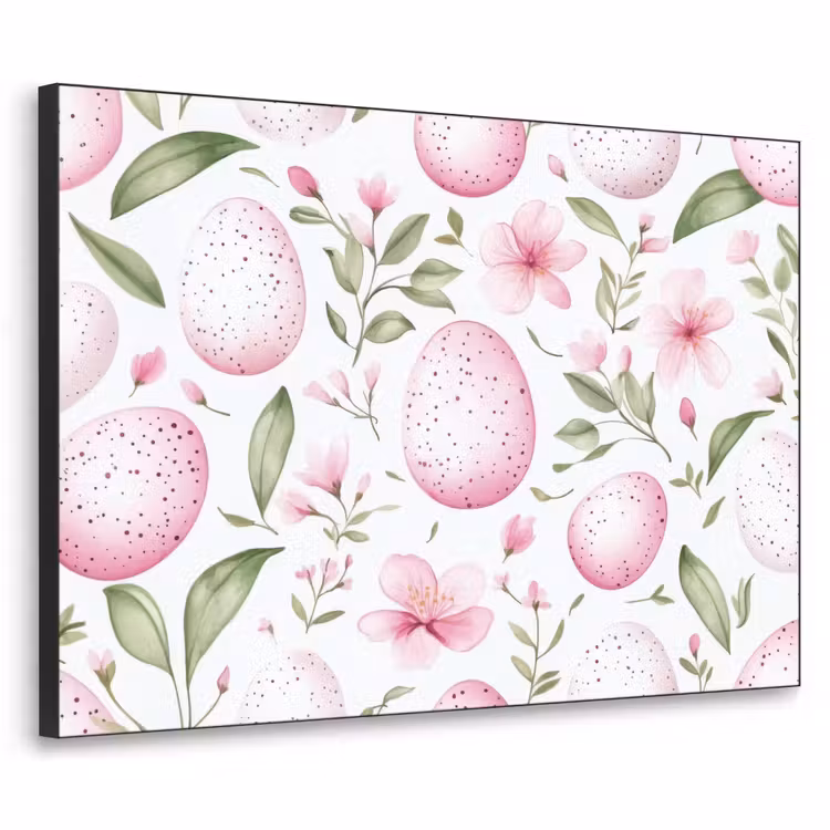 Art Frame - Patroon - Eieren - Roze - Pasen — 1