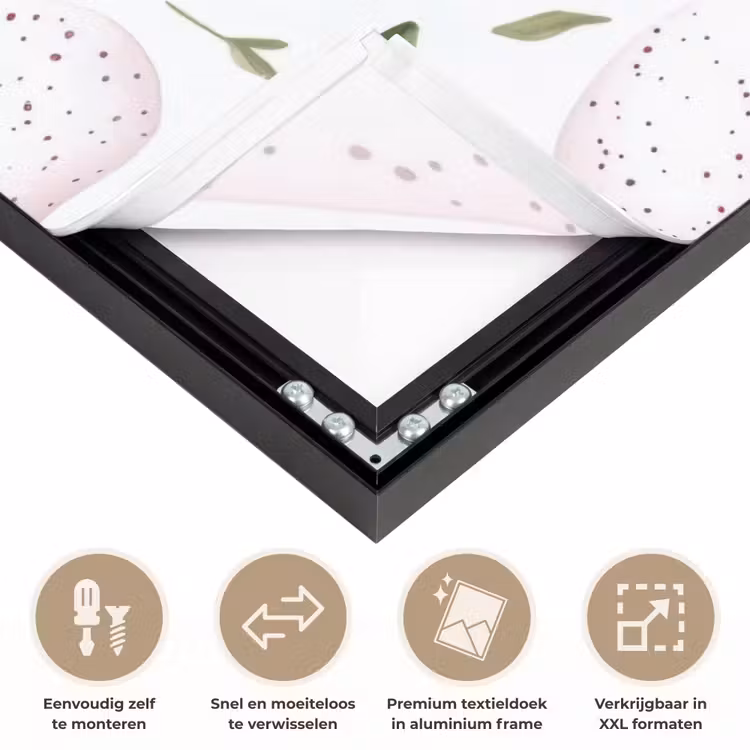 Art Frame - Patroon - Eieren - Roze - Pasen — 4