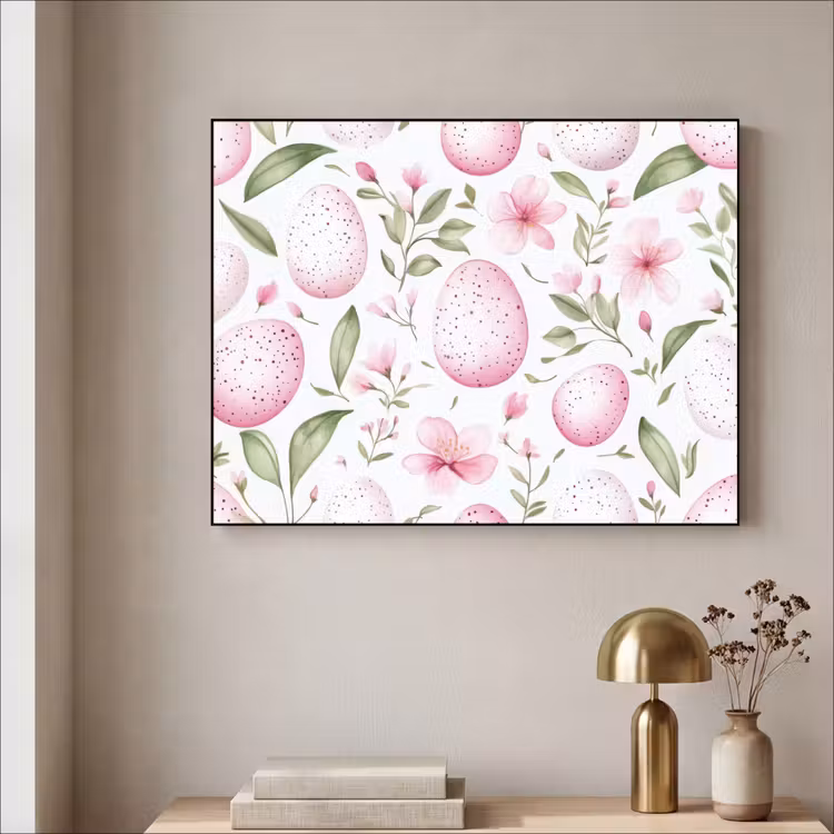 Art Frame - Patroon - Eieren - Roze - Pasen — 5