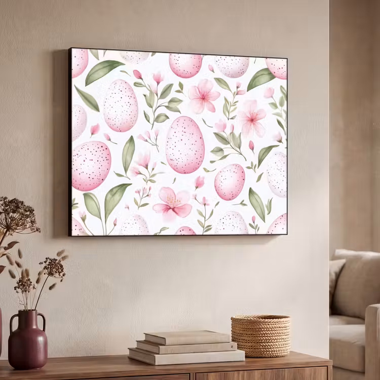 Art Frame - Patroon - Eieren - Roze - Pasen — 7