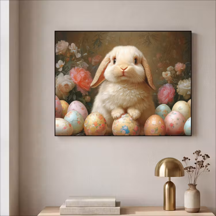 Art Frame - Konijn - Paaseieren - Stilleven — 5