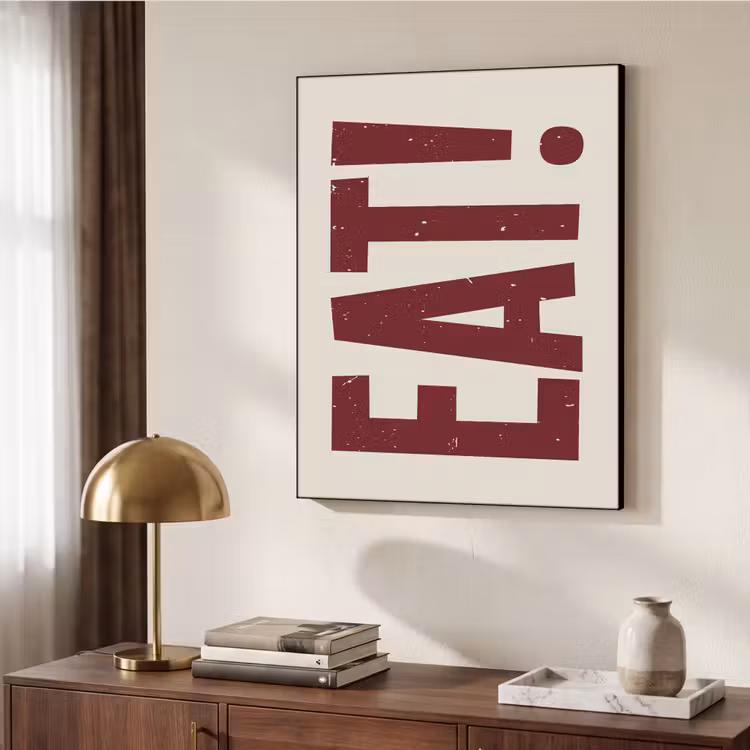 Art Frame - Red - Eten - Vintage - Decoratie — 10