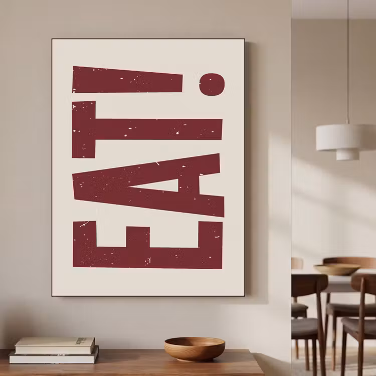 Art Frame - Red - Eten - Vintage - Decoratie — 6