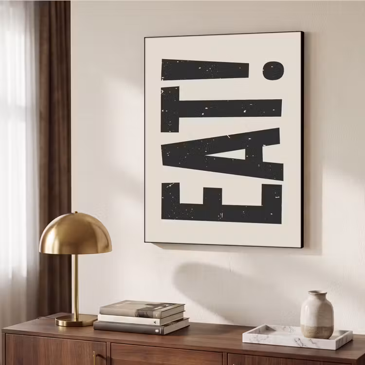 Art Frame - Eten - zwart - Japandi - Wit — 10