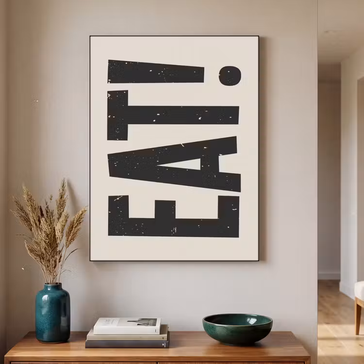 Art Frame - Eten - zwart - Japandi - Wit — 4