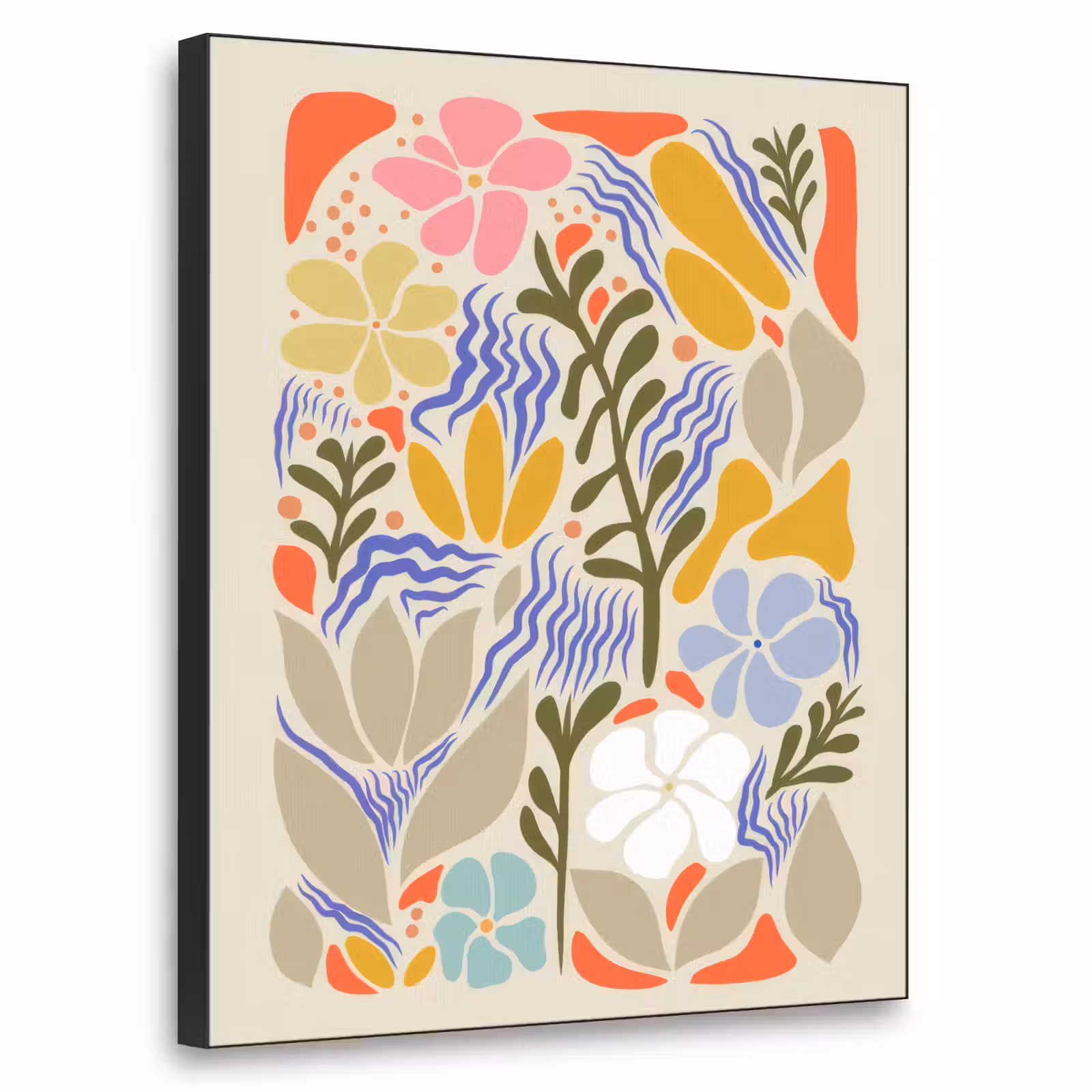Art Frame - Abstract - Bloemen - Bladeren — 1