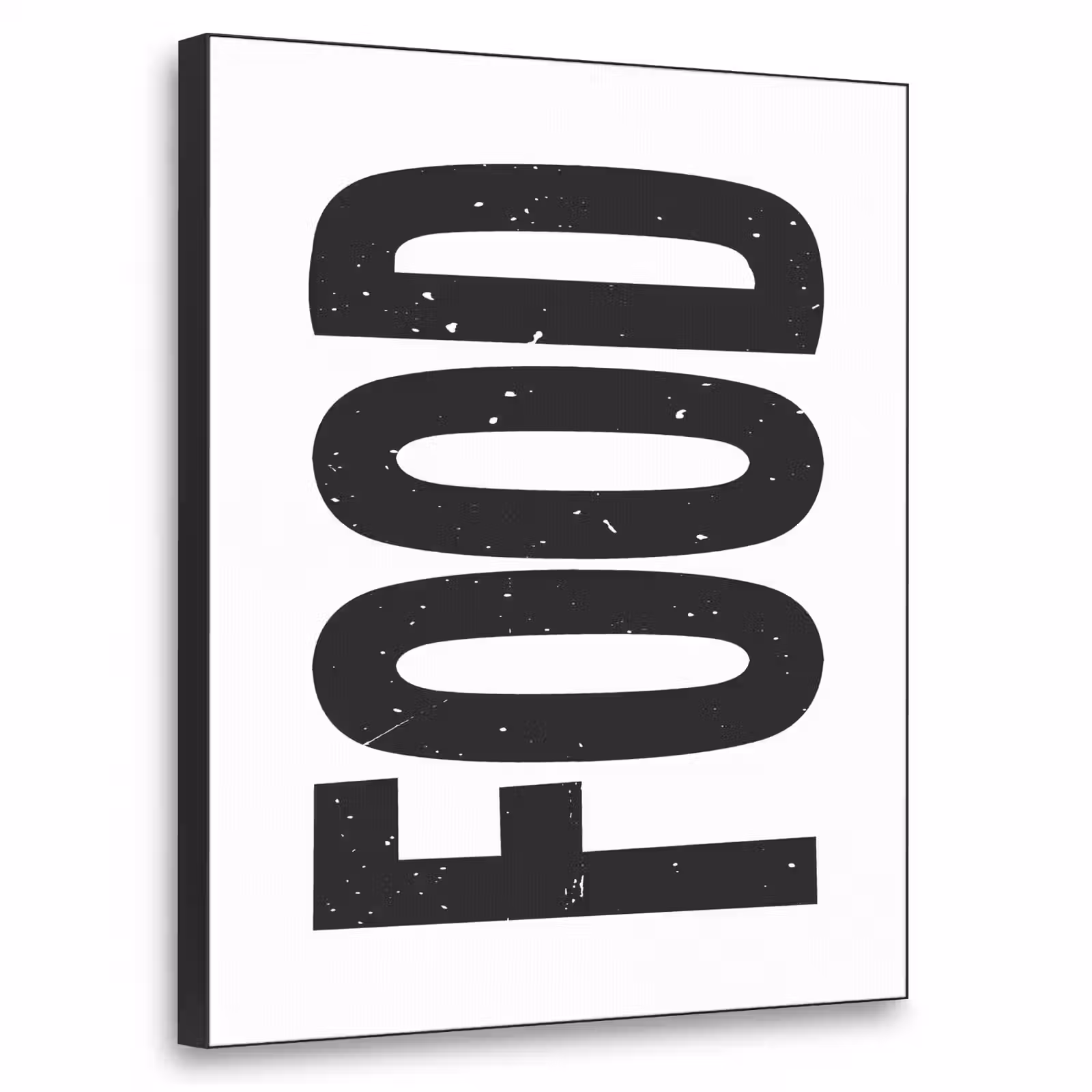 Art Frame - Food - Zwart - Wit - Decoratie — 1
