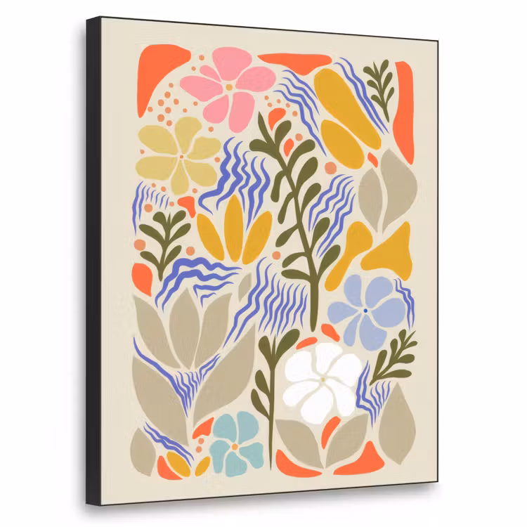 Art Frame - Abstract - Bloemen - Bladeren — 1