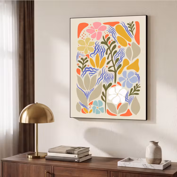 Art Frame - Abstract - Bloemen - Bladeren — 10