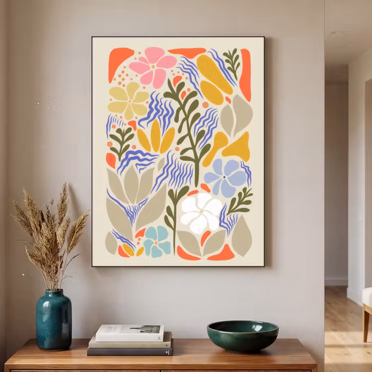 Art Frame - Abstract - Bloemen - Bladeren — 3