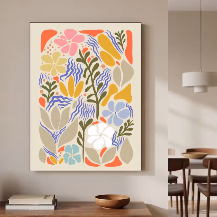 Art Frame - Abstract - Bloemen - Bladeren — 7