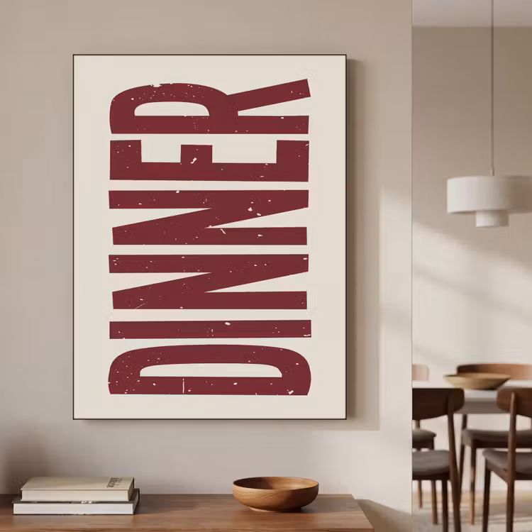 Art Frame - Eten - Decoratie - Rood - Vintage — 6