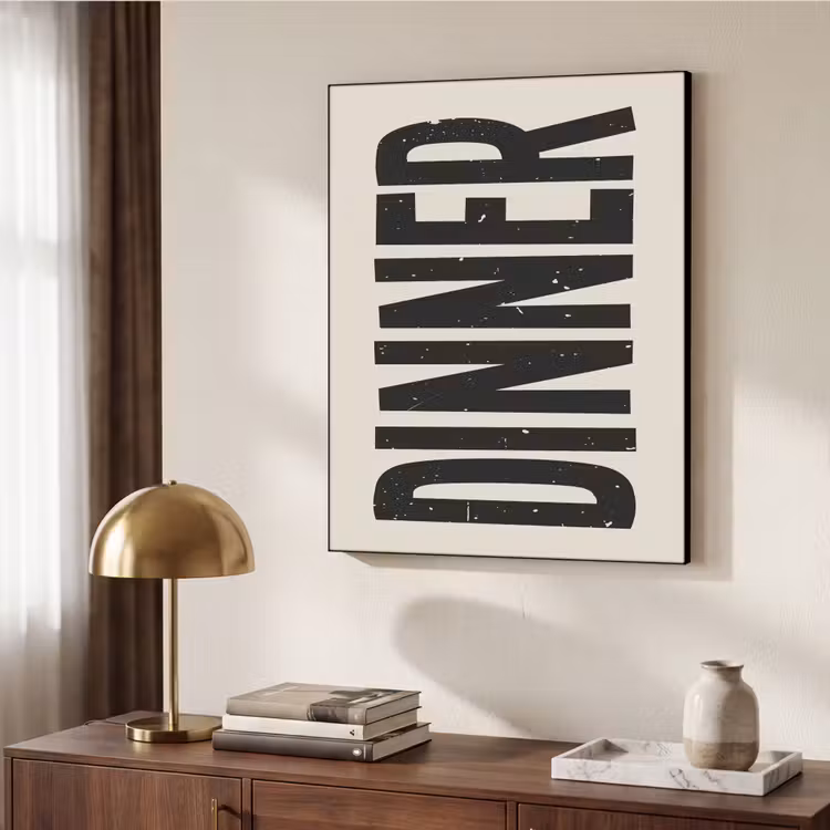 Art Frame - Eten - Vintage - Retro - Japandi — 10