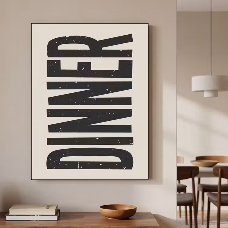 Art Frame - Eten - Vintage - Retro - Japandi — 7