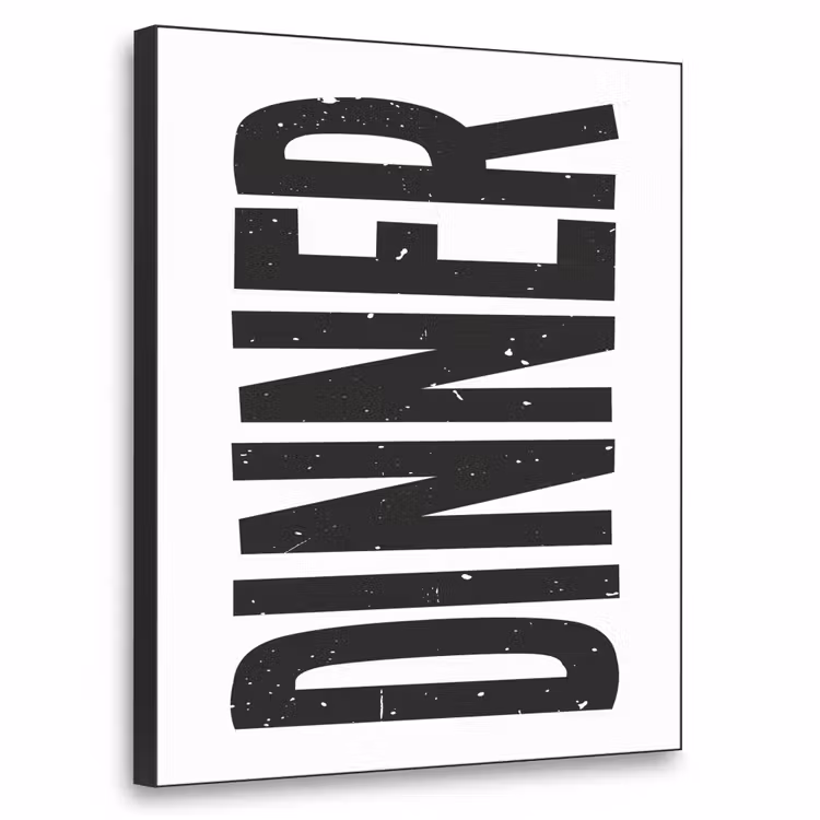 Art Frame - Zwart - Decoratie - Vintage - Eten — 1