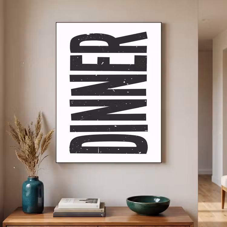 Art Frame - Zwart - Decoratie - Vintage - Eten — 3