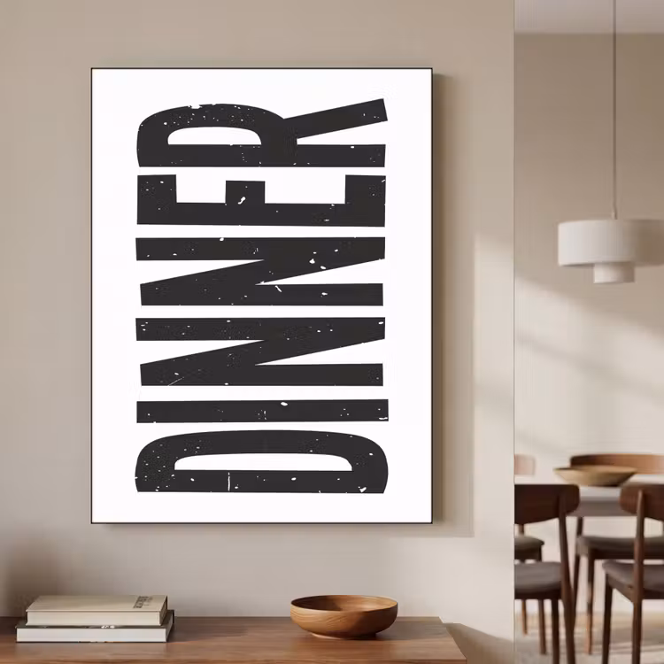 Art Frame - Zwart - Decoratie - Vintage - Eten — 6