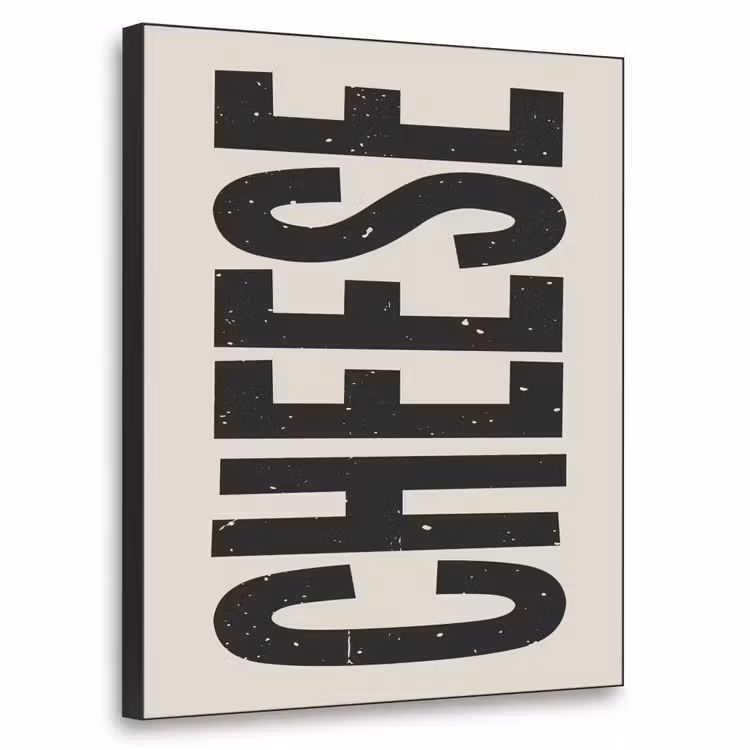 Art Frame - Kaas - Decoratie - Beige - Cheese — 1