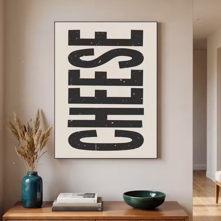 Art Frame - Kaas - Decoratie - Beige - Cheese — 4