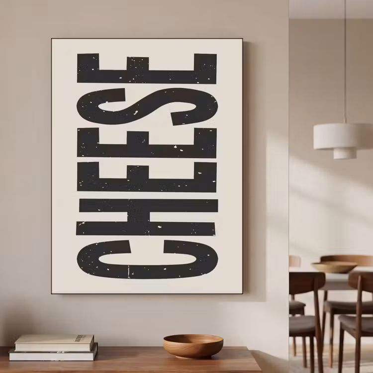 Art Frame - Kaas - Decoratie - Beige - Cheese — 6