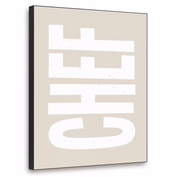 Art Frame - Wit - Chef - Decoratie - Japandi — 1