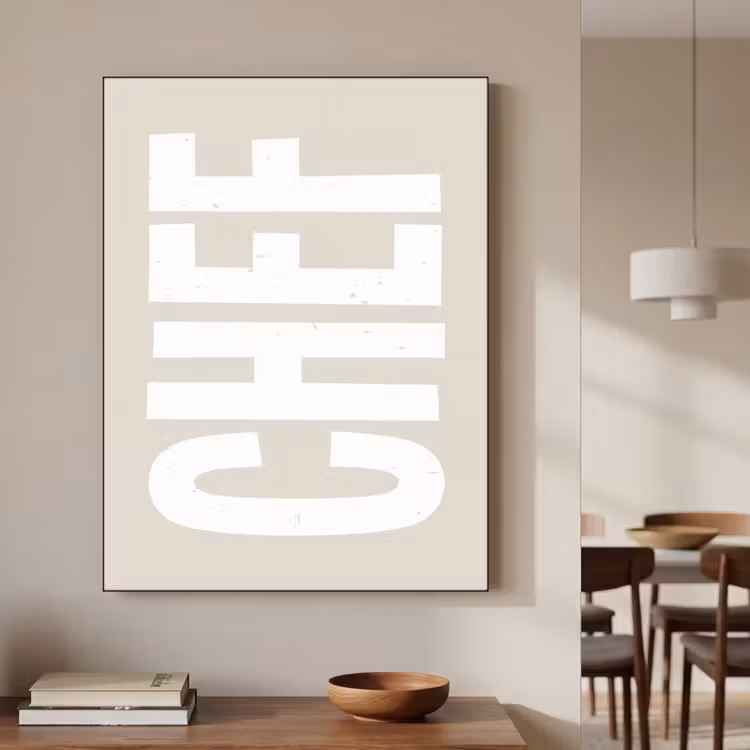 Art Frame - Wit - Chef - Decoratie - Japandi — 7