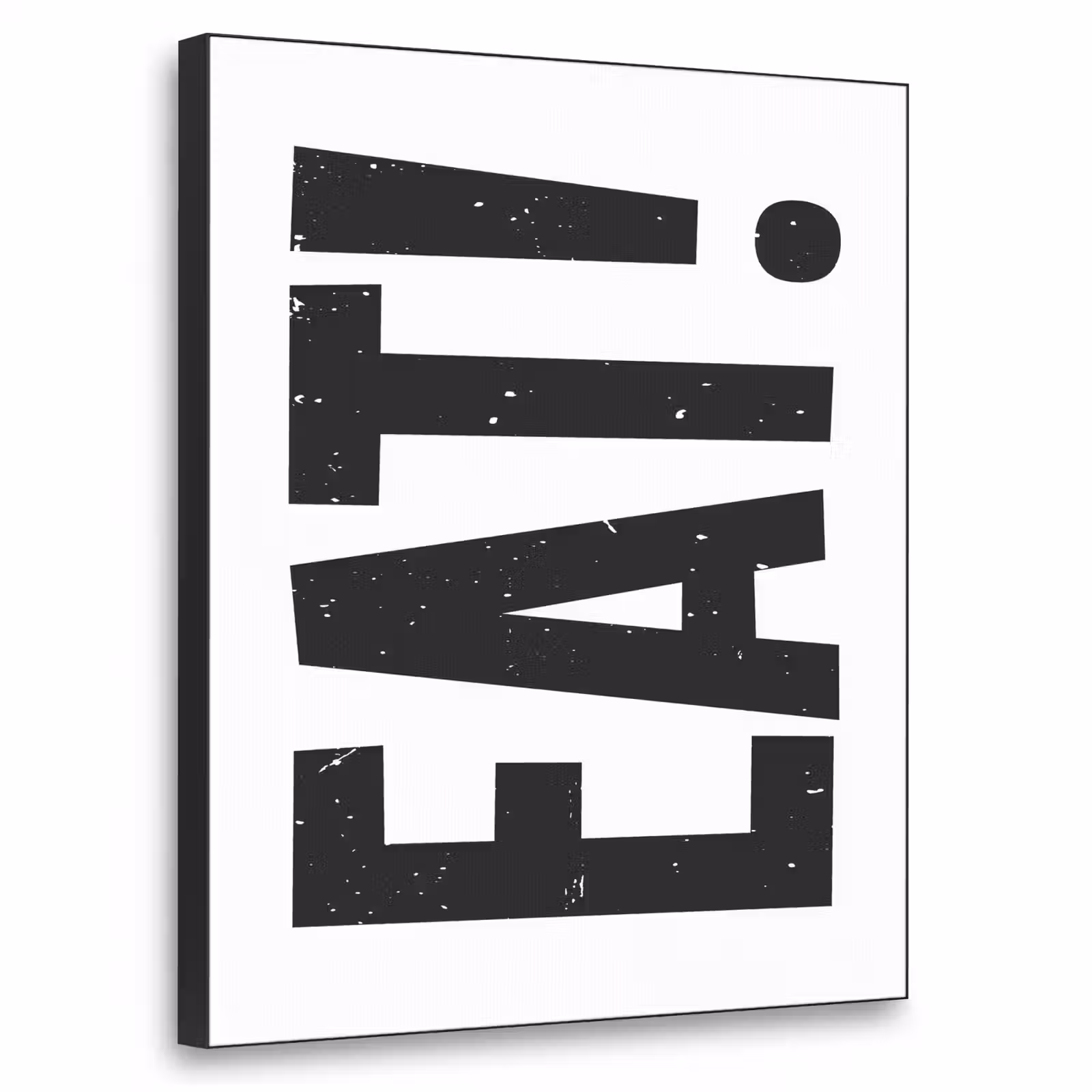 Art Frame - Decoratie - Eten - Zwart - Wit — 1