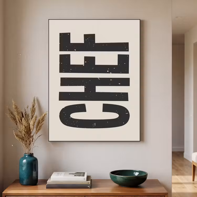 Art Frame - Vintage - Chef - Japandi - Zwart — 4