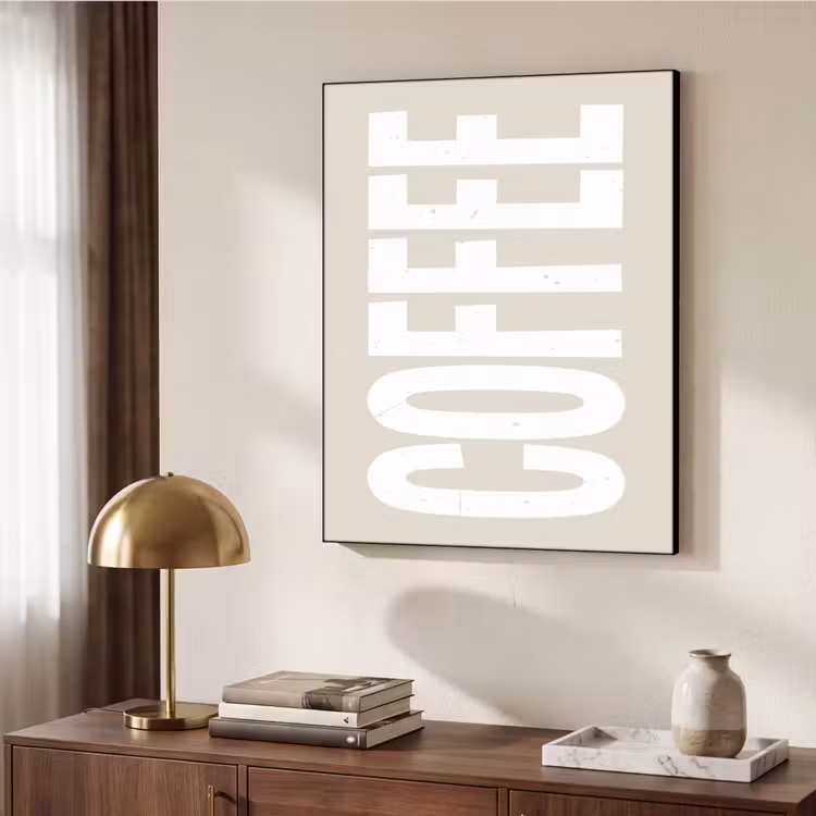 Art Frame - Wit - Koffie - Vintage - Decoratie — 10