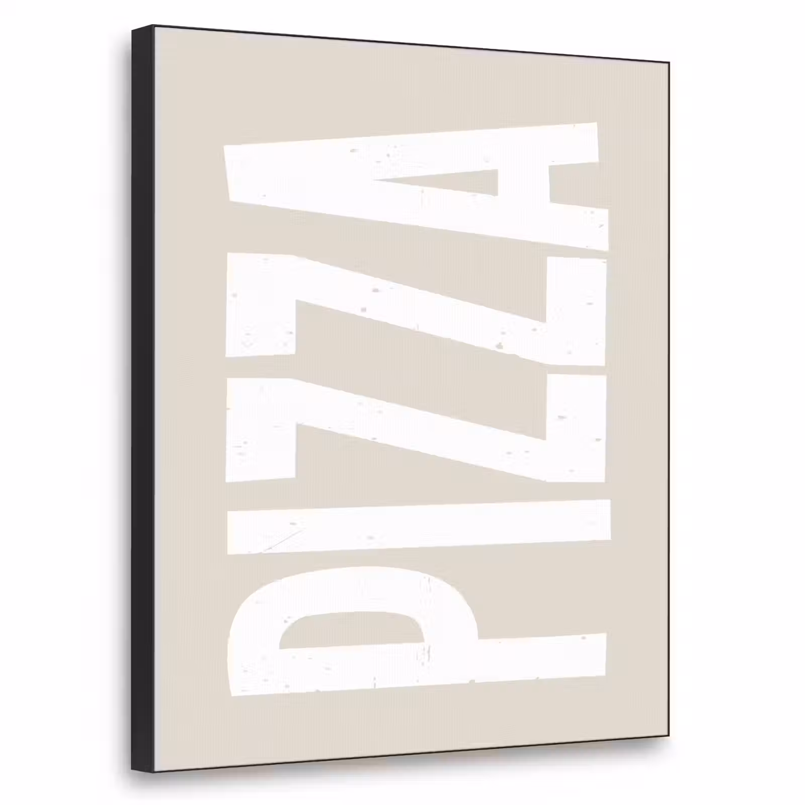 Art Frame - Pizza - Decoratie - Japandi - Wit — 1