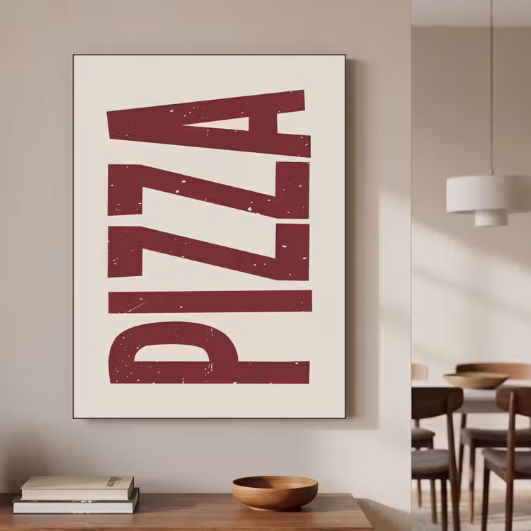 Art Frame - Pizza - Vintage - Decoratie - Japandi — 6