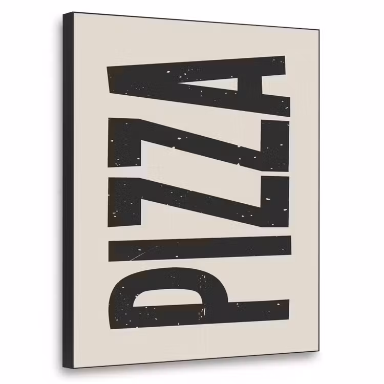 Art Frame - Pizza - Decoratie - Japandi - Vintage — 1